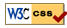 Logotipo de cumplimiento de CSS2